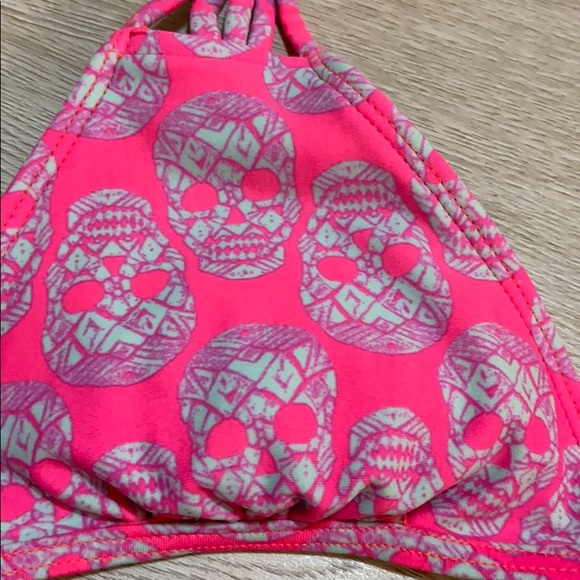 Xhilaration Skull Print Bikini Top - Picture 4 of 4